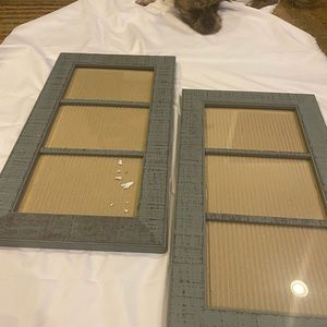 Set of two multi picture frames